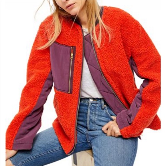 Free People Jackets & Blazers - Free People Rivington Sherpa jacket